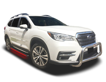 R66 Running Board Side Step with RED Ambient LED Light fits Subaru Ascent 2019-2024 - Broadfeet