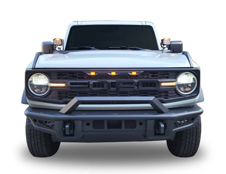 Front Steel Bumper Replacement fits Ford Bronco 2021-2024 - Broadfeet