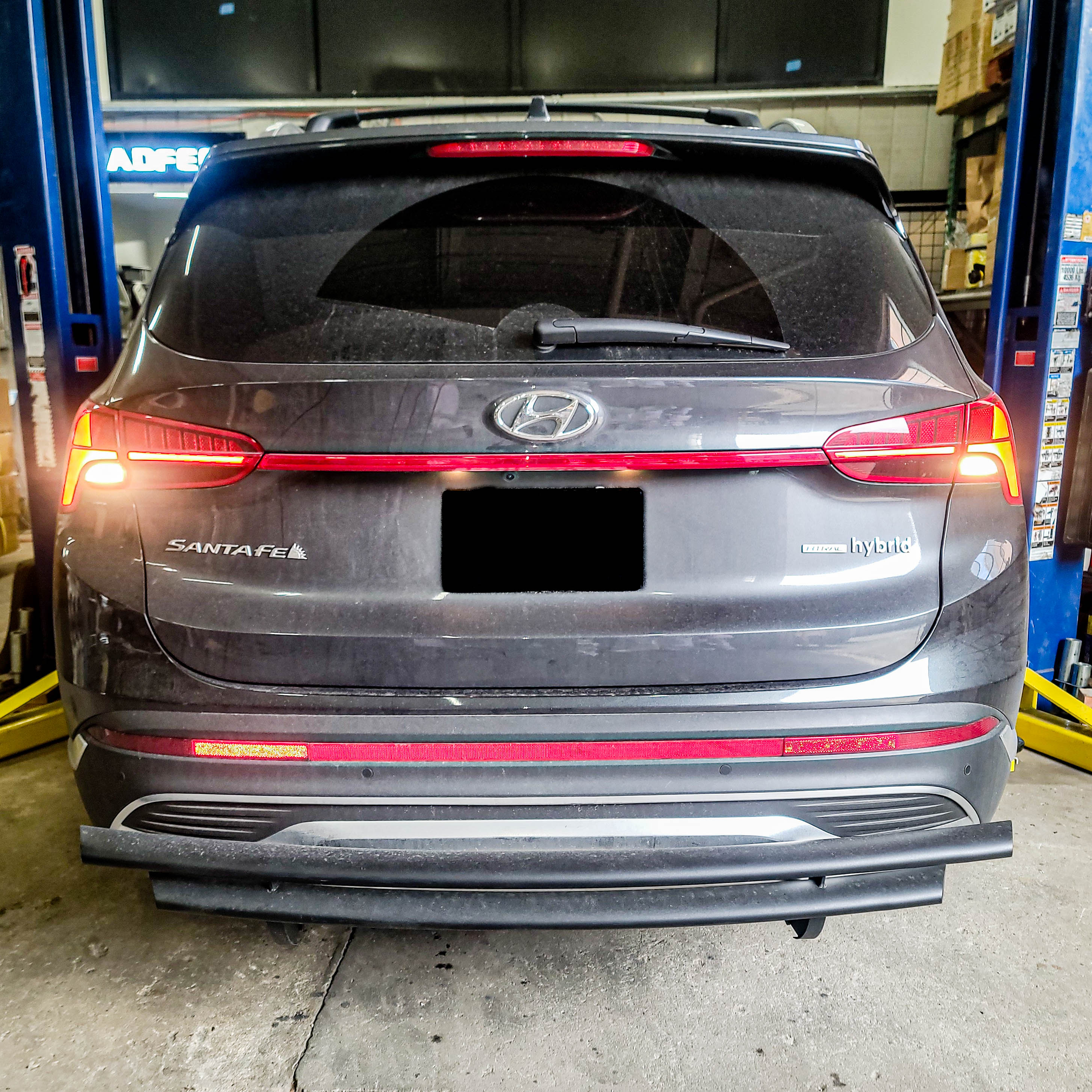 Rear Double Layer (DL13) Bumper Guard fits Hyundai Santa Fe 2019-2025 - Broadfeet