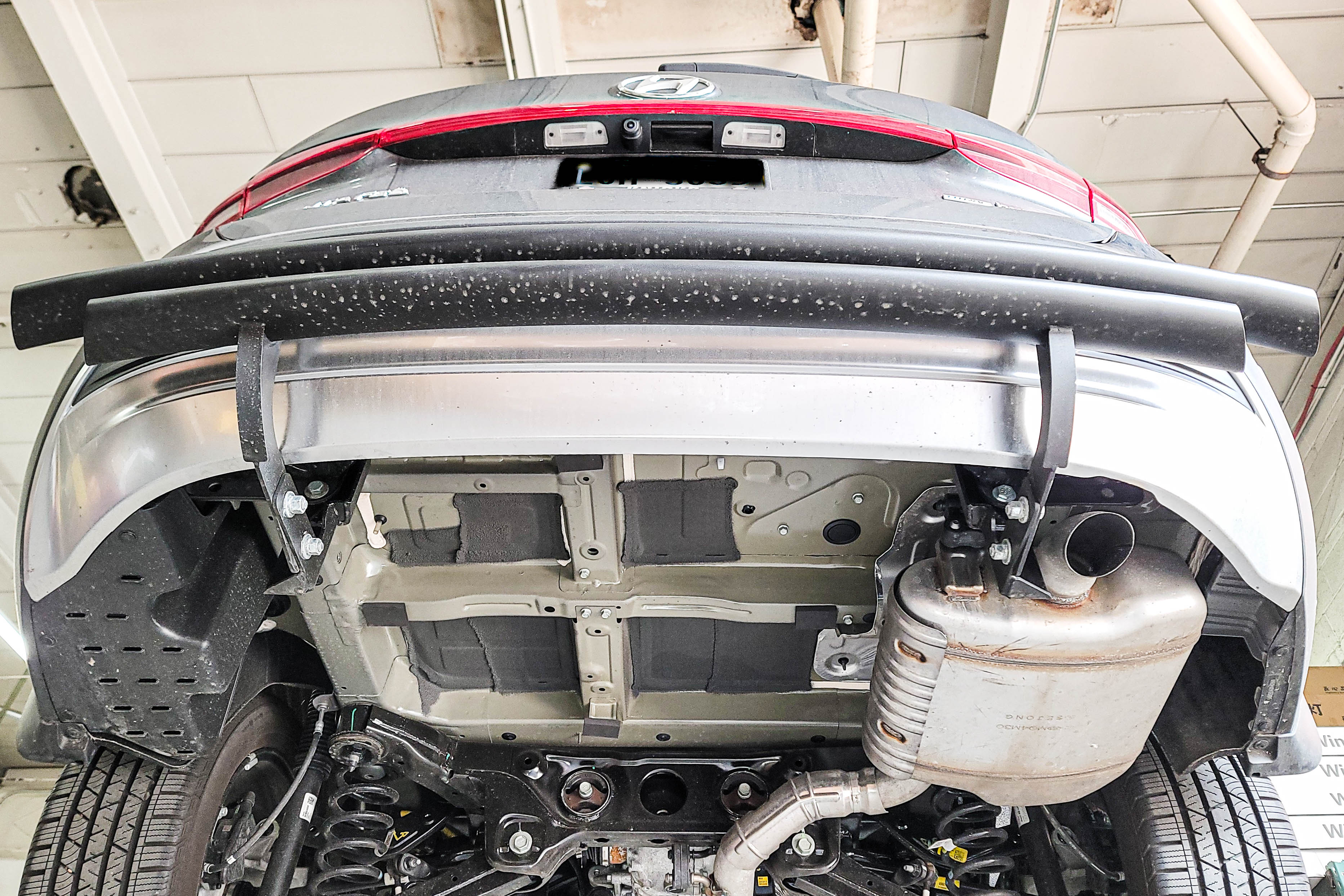 Rear Double Layer (DL13) Bumper Guard fits Hyundai Santa Fe 2019-2025 - Broadfeet