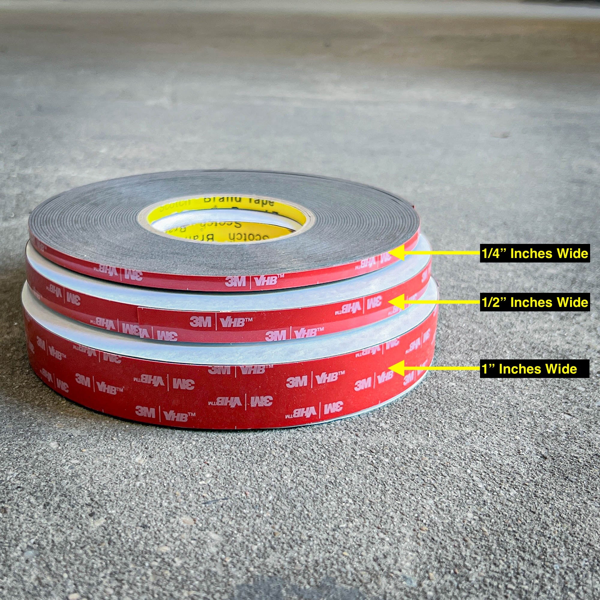 Broadfeet® Generic Double Sided 3M Tape - 25mm / 1 inches x 10ft - Broadfeet