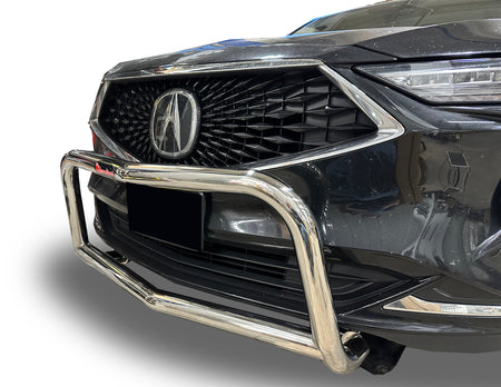 Acura MDX Front A-Bar Nudge Bar in T-304 Stainless Steel Broadfeet