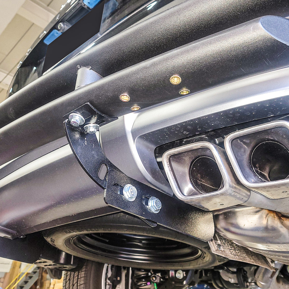 Rear Double Layer (DL13) Bumper Guard fits Hyundai Palisade 2020-2025 - Broadfeet