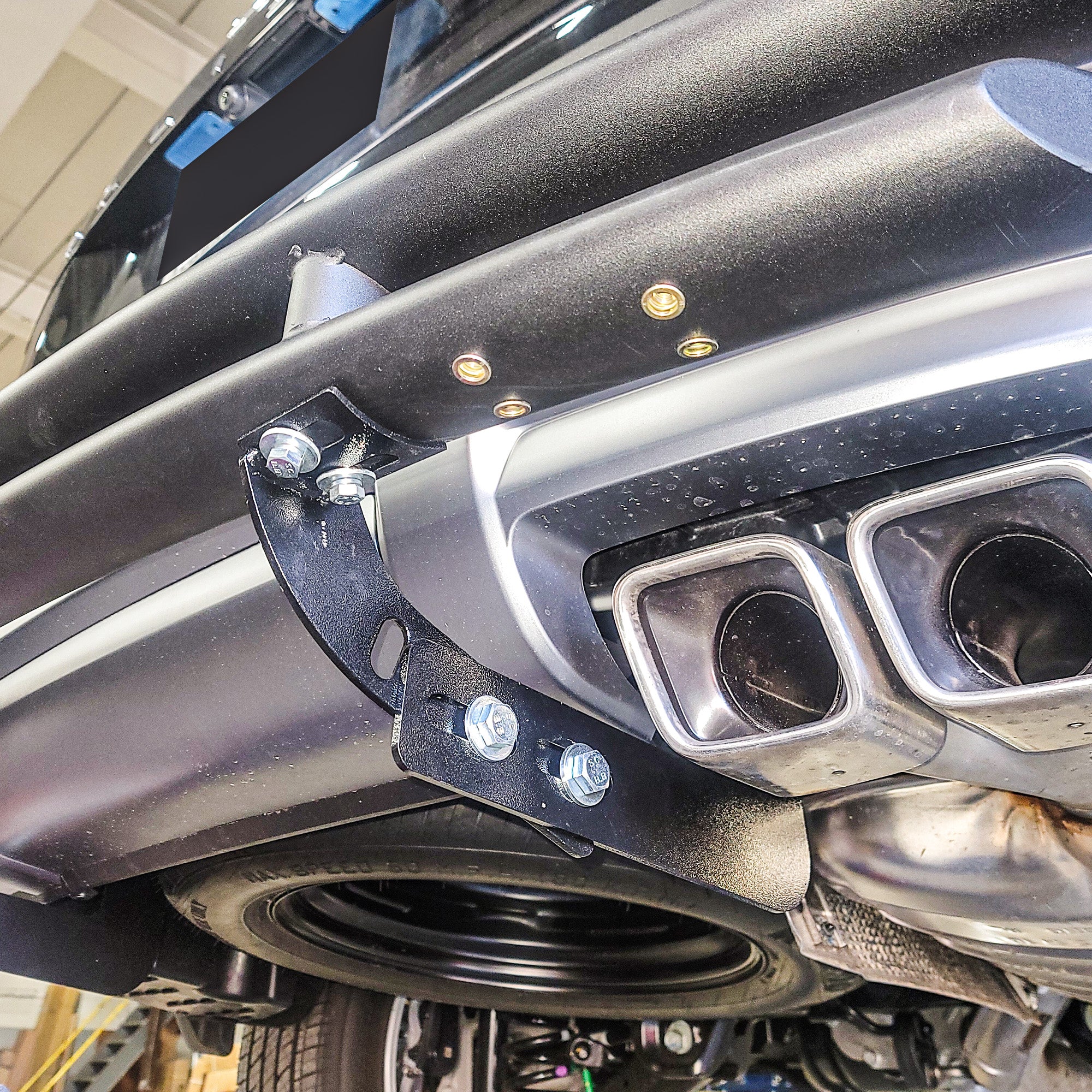 Rear Double Layer (DL13) Bumper Guard fits Hyundai Palisade 2020-2025 - Broadfeet