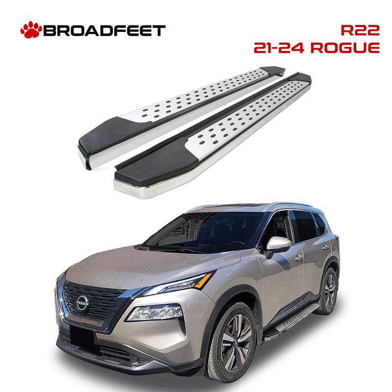 Running Boards R22 Series (RB175) fits Nissan Rogue 2021-2024 - Broadfeet