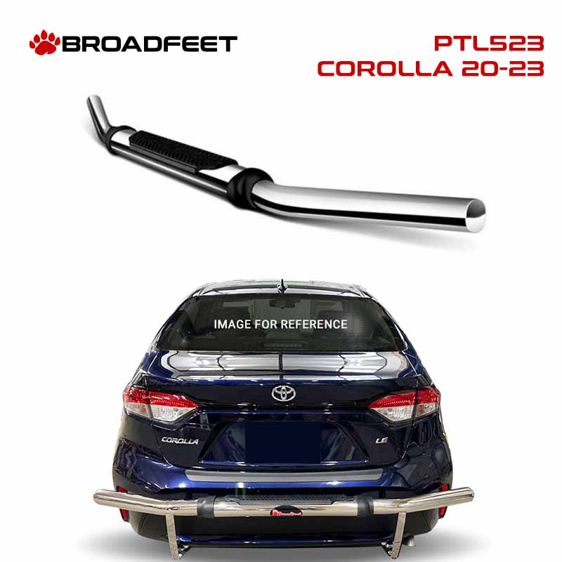 Rear Pintle Style (PTL523) Single Pipe Bumper Guard fits Toyota Corolla 2020-2023 - Broadfeet