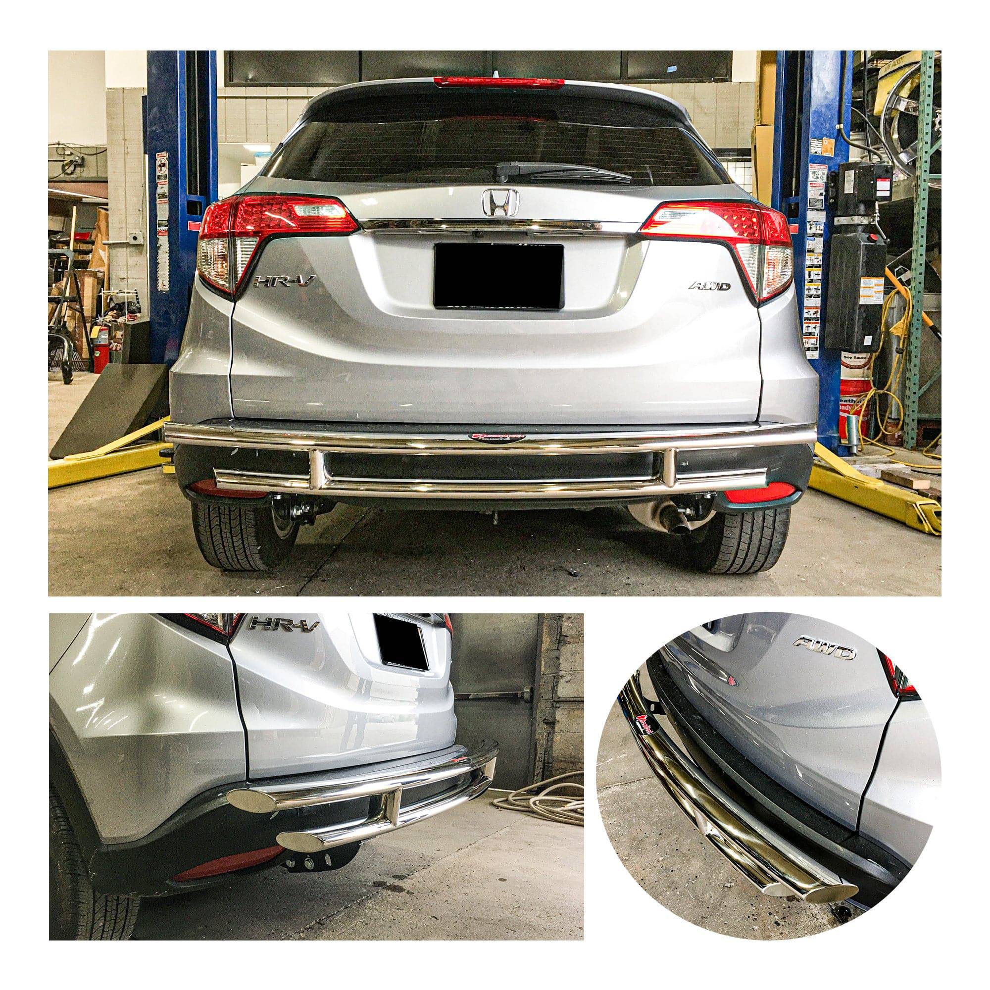 Rear Double Layer (DL12) Bumper Guard fits Honda HR-V 2019-2022 - Broadfeet