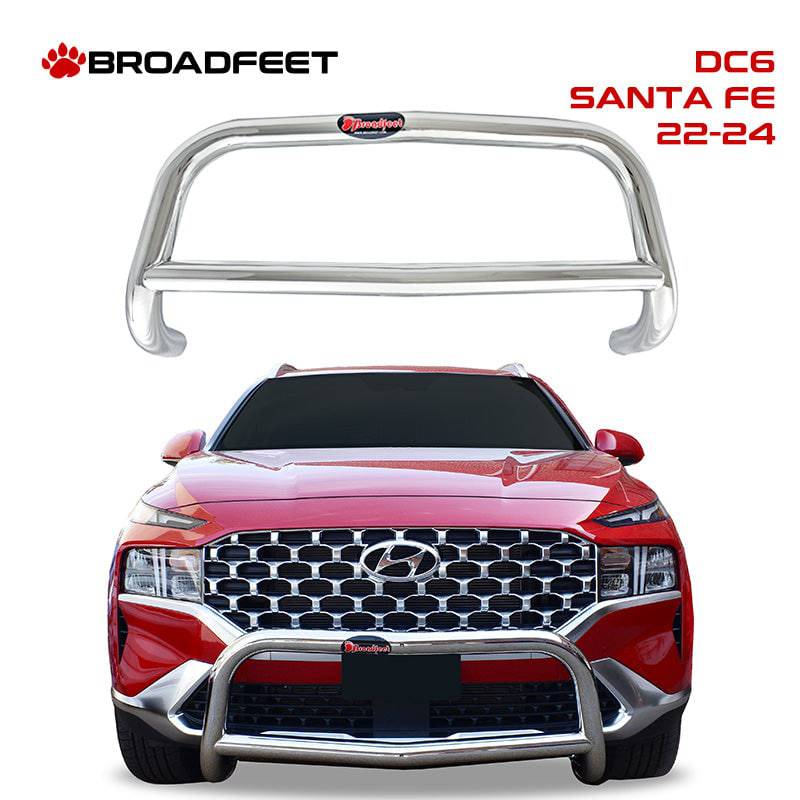 Front A-Bar / Nudge Bar (DC6) Bumper Guard fits Hyundai Santa Fe 2022-2024 - Broadfeet