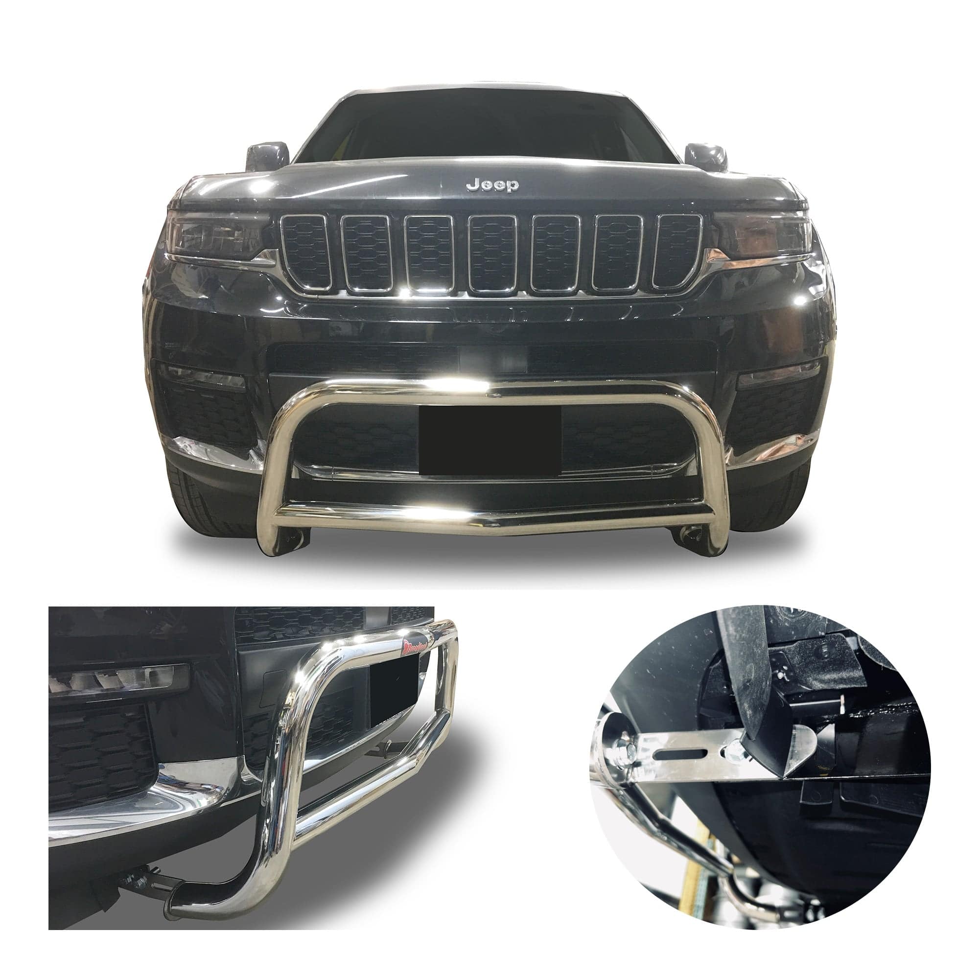 Front A Bar Nudge Bar DC6 Bumper Guard fits Jeep Grand Cherokee L 2021 2024