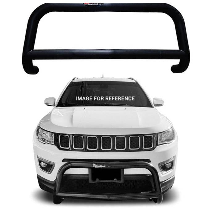 Broadfeet Jeep Compass 2020-2024 Front Bumper Guard A-Bar / Nudge Bar in Black Powder Coat Steel