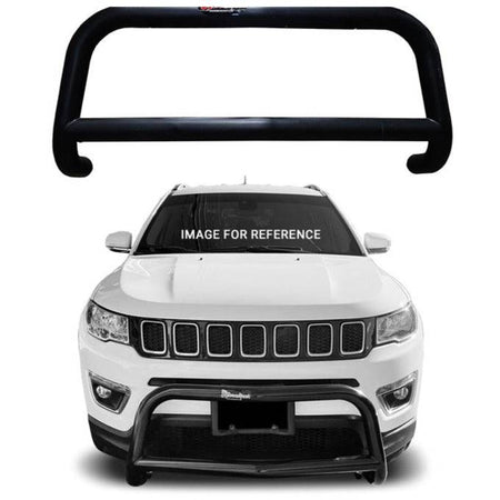 Broadfeet Jeep Compass 2020-2024 Front Bumper Guard A-Bar / Nudge Bar in Black Powder Coat Steel
