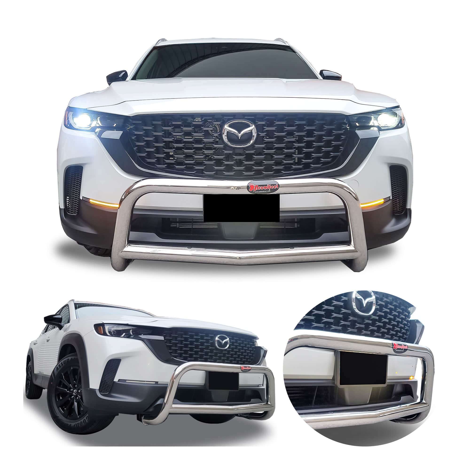 Front A Bar Nudge Bar DC6 Bumper Guard fits Mazda CX 50 2023 2024
