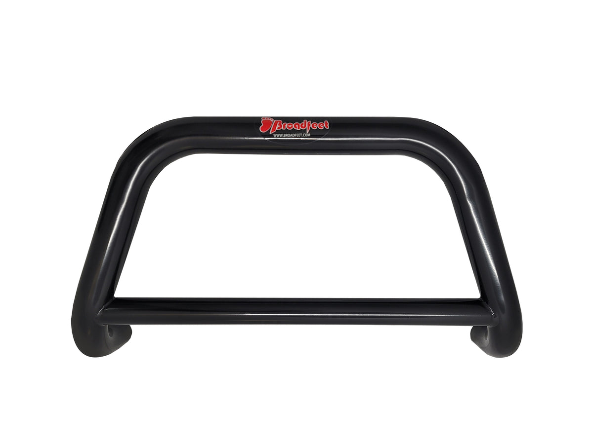 Front 2.5" A-Bar / Nudge Bar (DC2 Black) in Black Powder Coat Steel - Broadfeet
