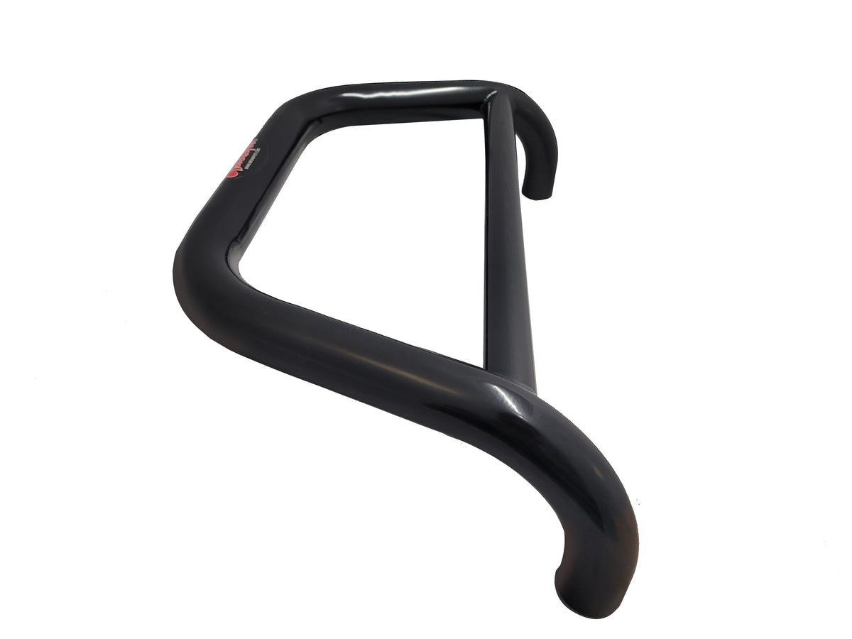 Front 2.5" A-Bar / Nudge Bar (DC2 Black) in Black Powder Coat Steel - Broadfeet