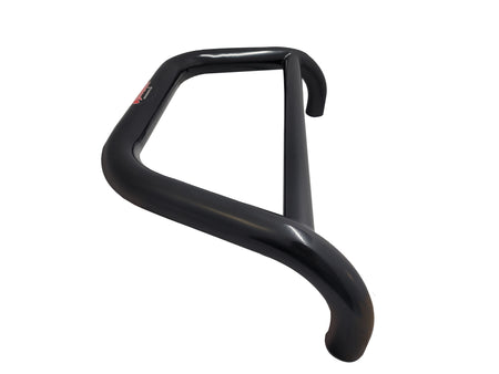 Front 2.5" A-Bar / Nudge Bar (DC2 Black) in Black Powder Coat Steel - Broadfeet