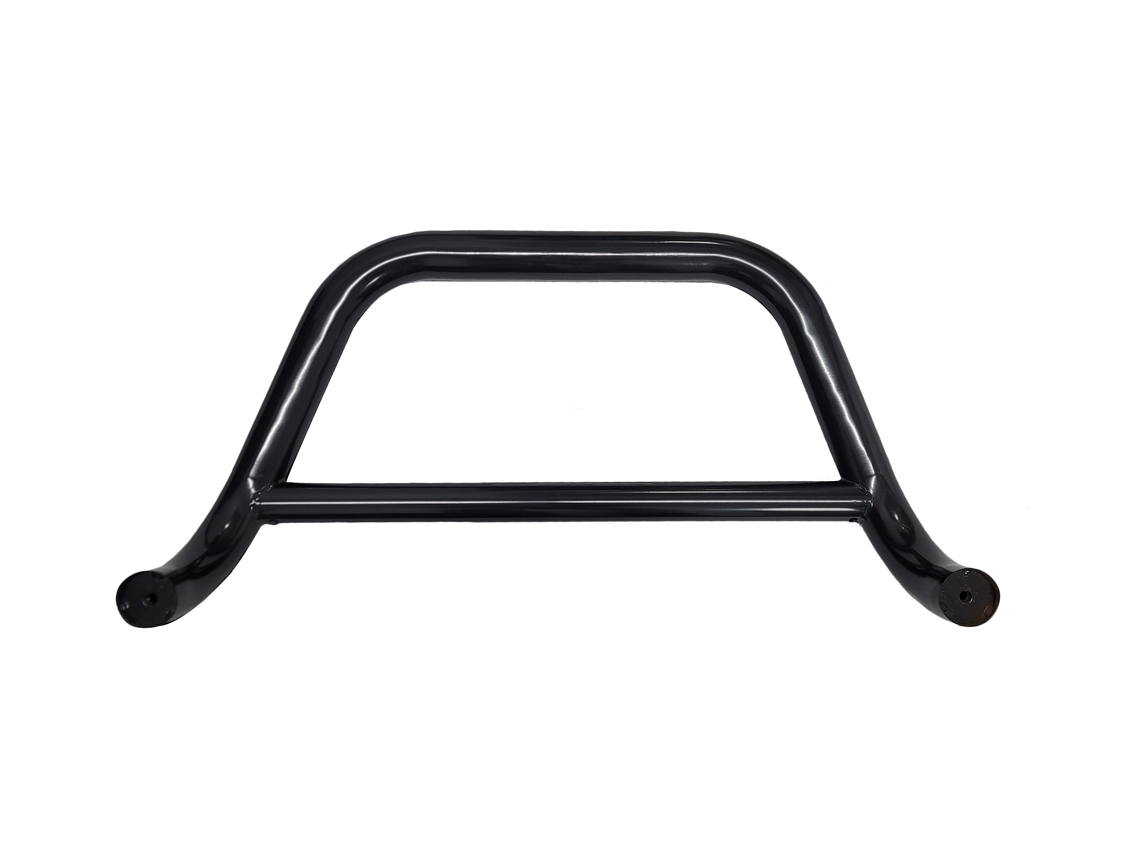 Front 2.5" A-Bar / Nudge Bar (DC2 Black) in Black Powder Coat Steel - Broadfeet