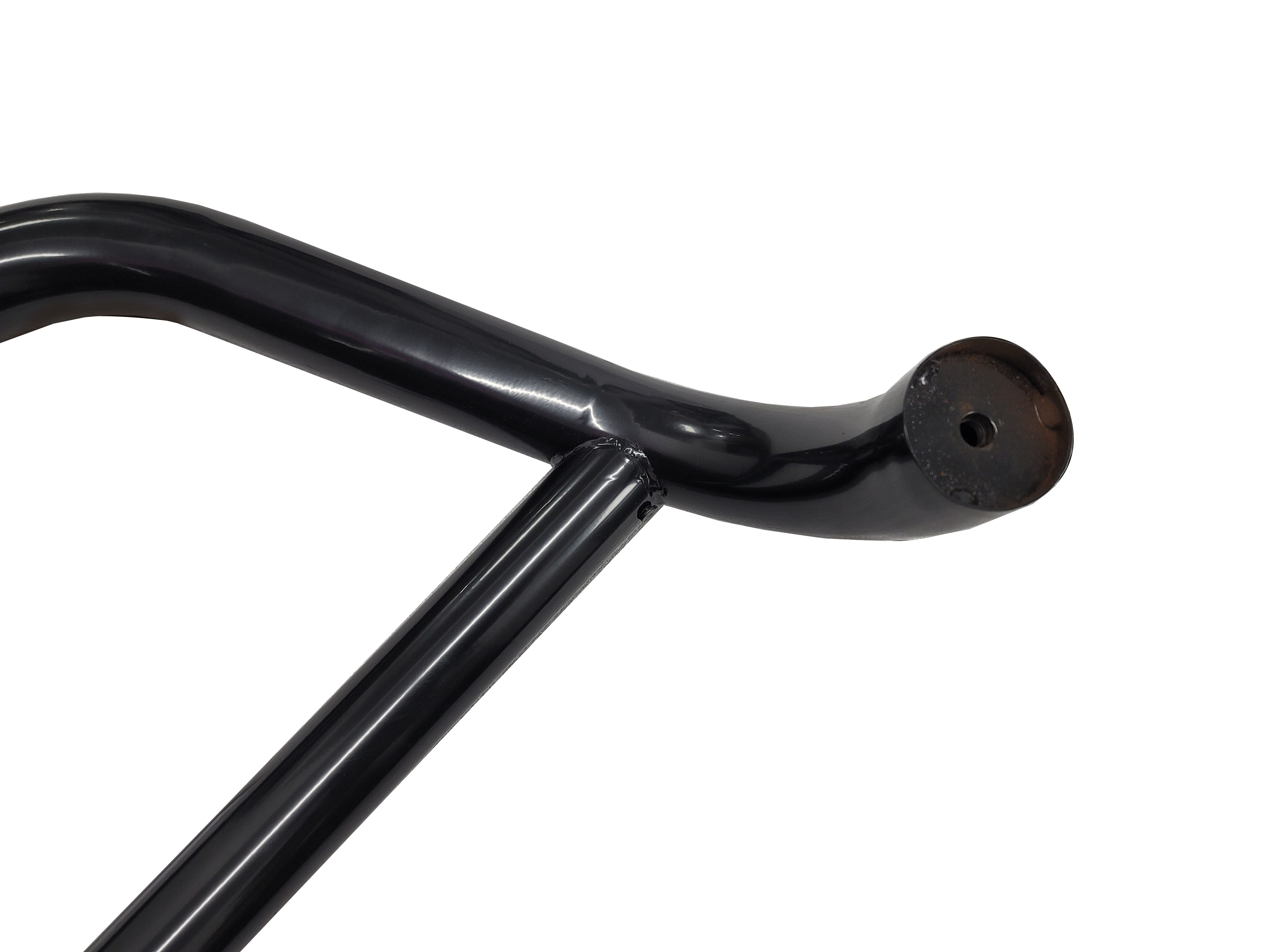 Front 2.5" A-Bar / Nudge Bar (DC2 Black) in Black Powder Coat Steel - Broadfeet
