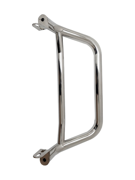 Front 2.5" A-Bar / Nudge Bar (DC2 Black) in T-304 Stainless Steel - Broadfeet