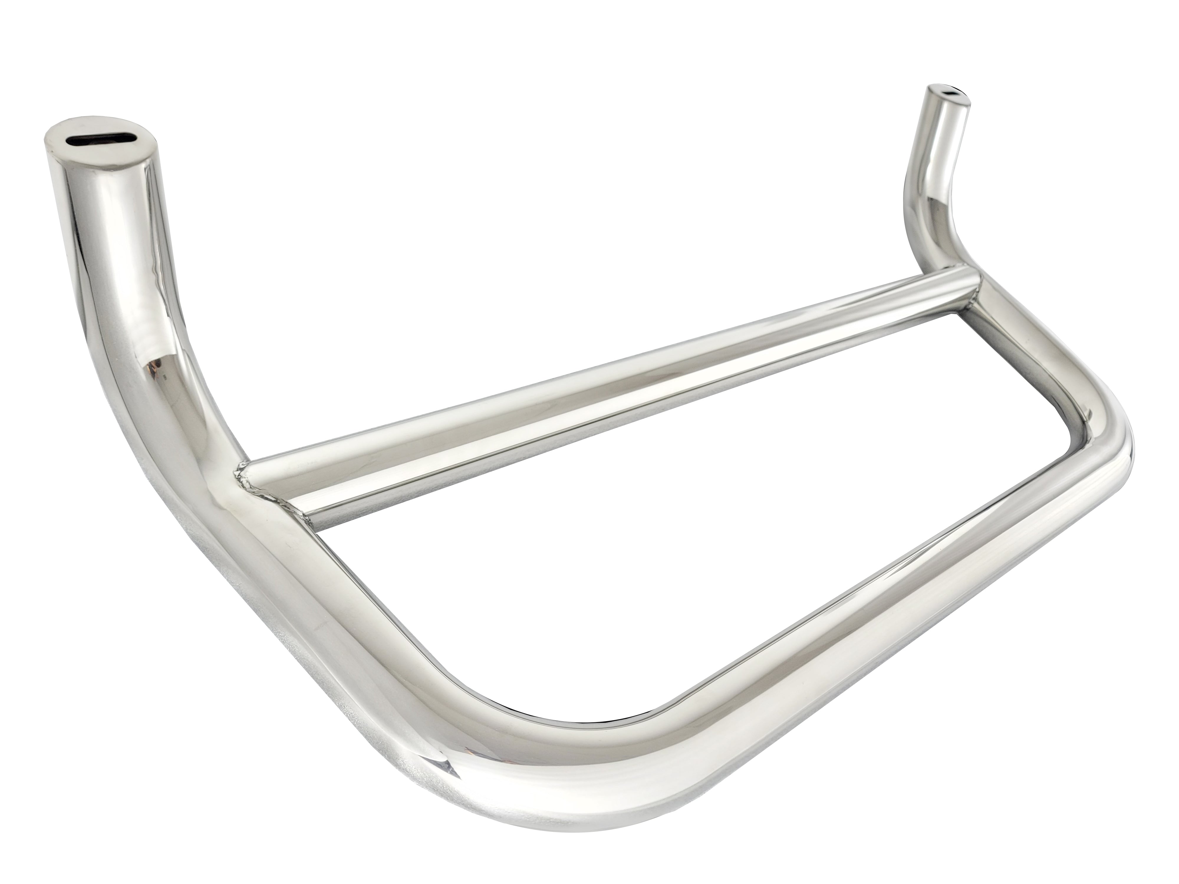 Front 2.5" A-Bar / Nude Bar (DC8): 2.5" Tubing Diameter - Straight Pipe - T-304 Stainless Steel - Broadfeet