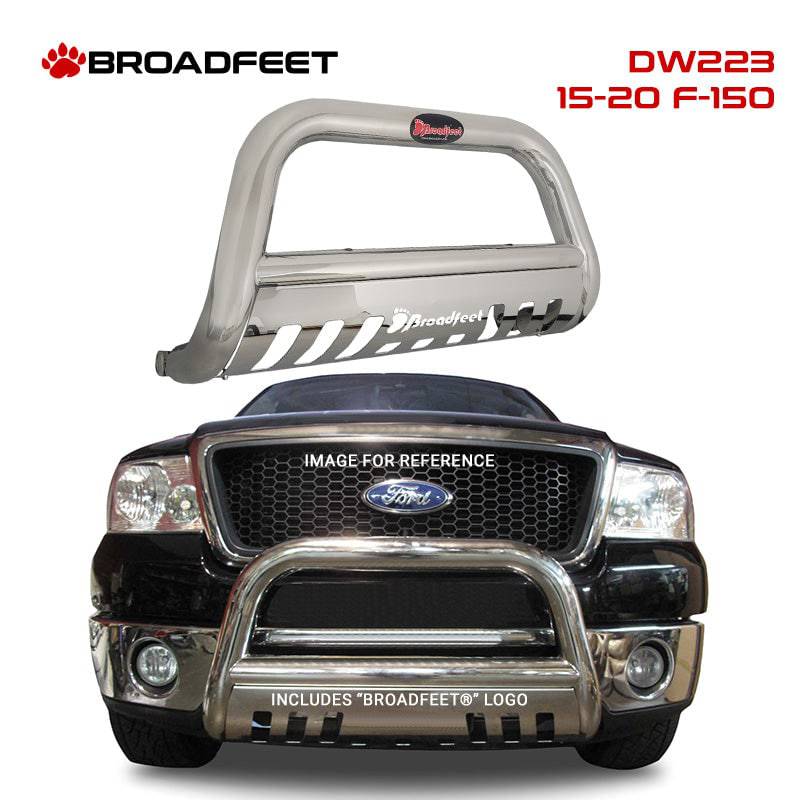 Front Bull Bar with Skid Plate (DW223) fits Ford F-150 2015-2020 - Broadfeet