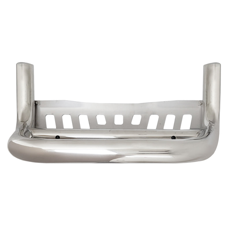Universal 3' Bull Bar with Skid Plate in Stainless Steel - Broadfeet