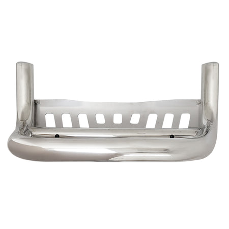 Universal 3' Bull Bar with Skid Plate in Stainless Steel - Broadfeet