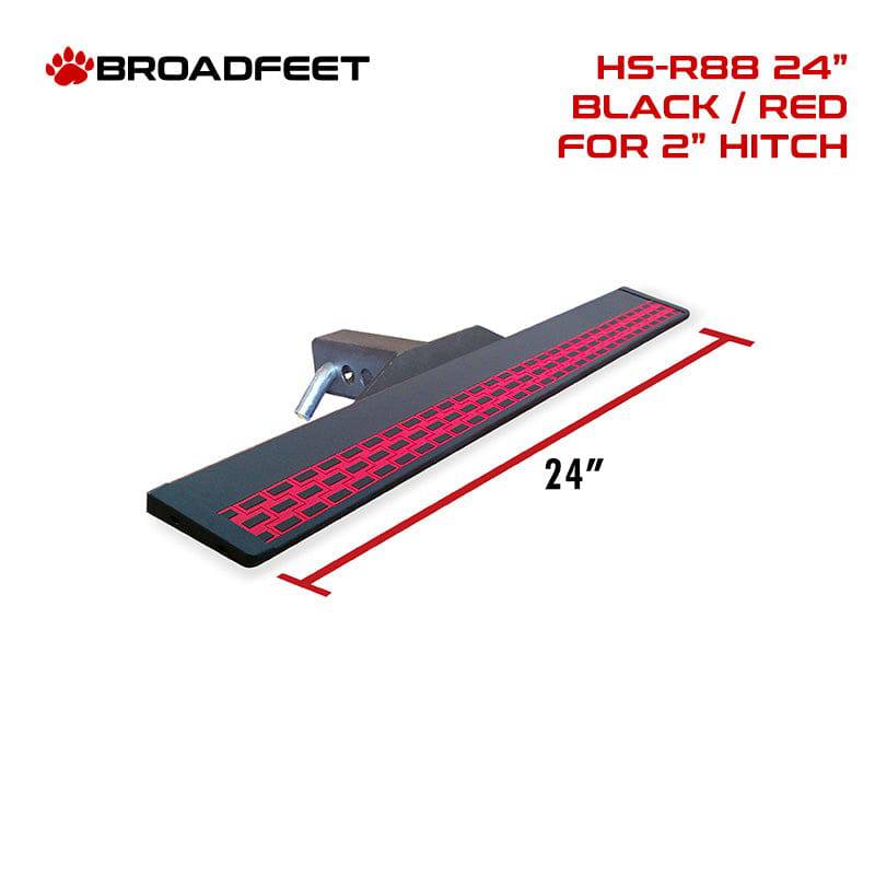 2" Hitch Receiver Accessories - R88 Series 24" Hitch Step - Broadfeet
