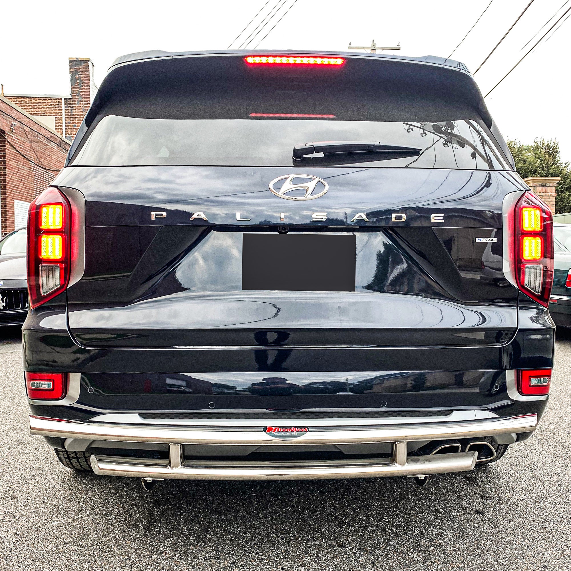 Rear Double Layer (DL13) Bumper Guard fits Hyundai Palisade 2020-2025 - Broadfeet