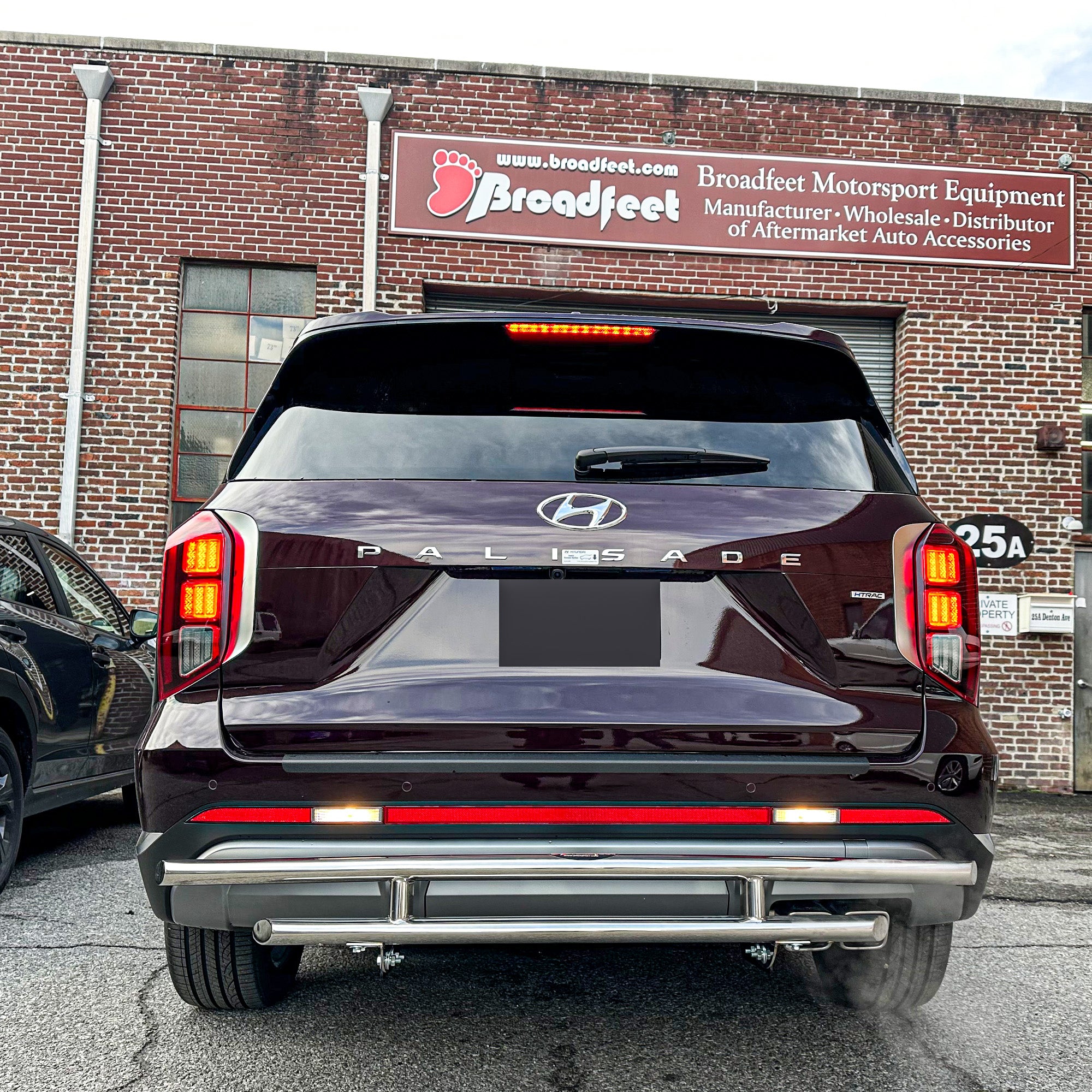 Rear Double Layer (DL13) Bumper Guard fits Hyundai Palisade 2020-2025 - Broadfeet