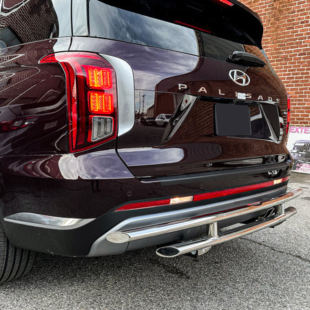 Rear Double Layer (DL13) Bumper Guard fits Hyundai Palisade 2020-2025 - Broadfeet