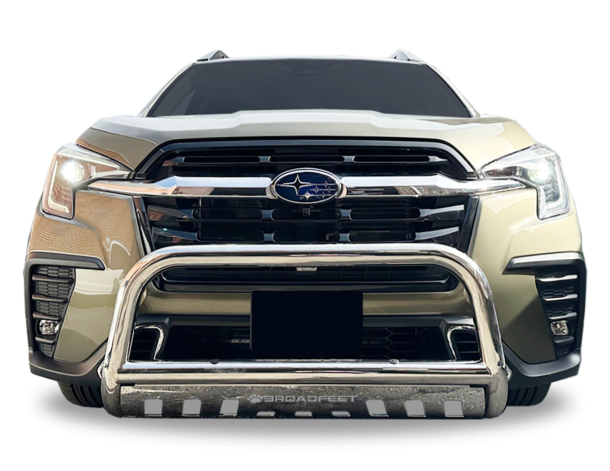 Front Bull Bar with Skid Plate (DW8) Straight Style Bumper Guard fits Subaru Ascent 2019-2024 - Broadfeet