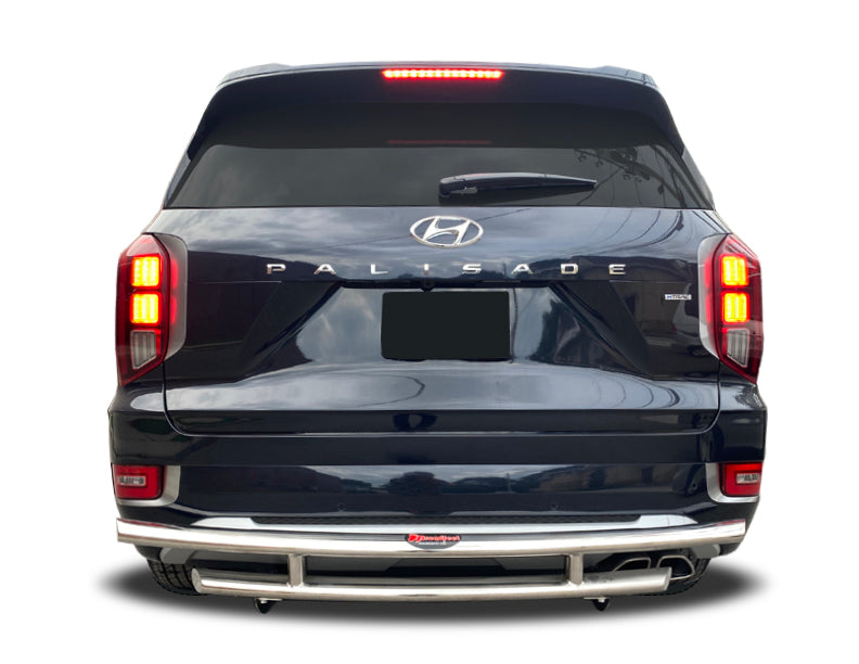 Rear Double Layer (DL13) Bumper Guard fits Hyundai Palisade 2020-2025 - Broadfeet