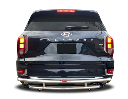 Rear Double Layer (DL13) Bumper Guard fits Hyundai Palisade 2020-2025 - Broadfeet
