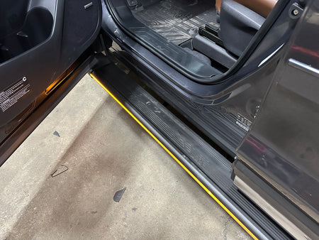 R66 Running Board Side Step with AMBER Ambient LED Light fits Subaru Ascent 2019-2024 - Broadfeet