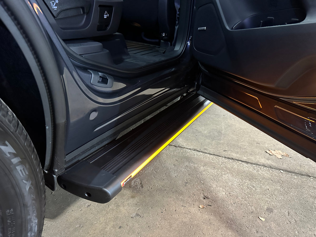 R66 Running Board Side Step with AMBER Ambient LED Light fits Subaru Ascent 2019-2024 - Broadfeet