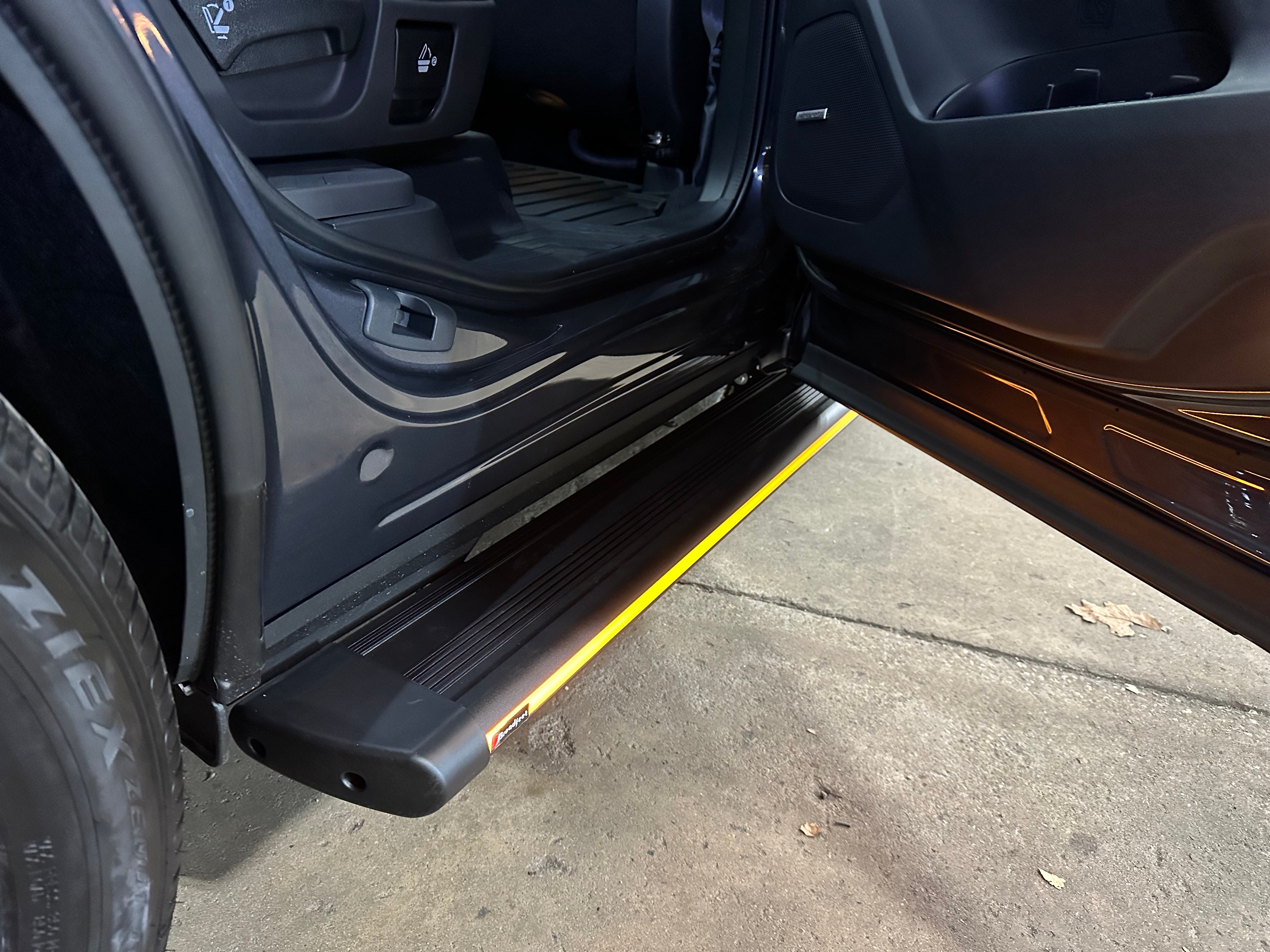 R66 Running Board Side Step with AMBER Ambient LED Light fits Subaru Ascent 2019-2024 - Broadfeet