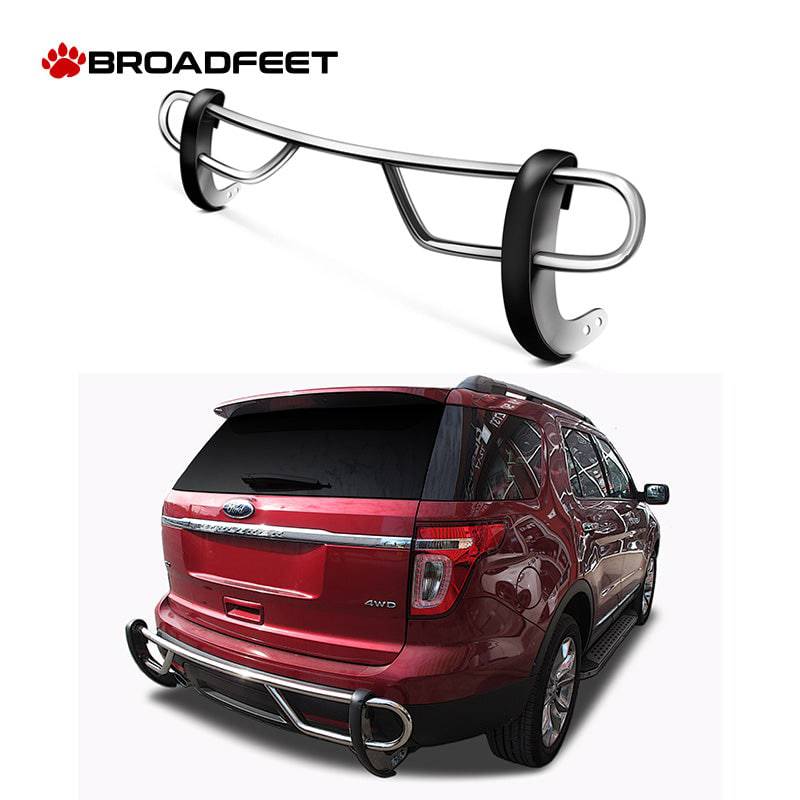 Rear Double Pipe (DP240) Bumper Guard Stainless Steel fit Ford Explorer 2011-2019 - Broadfeet
