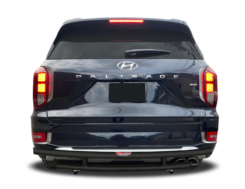 Rear Double Layer (DL13) Bumper Guard fits Hyundai Palisade 2020-2025 - Broadfeet