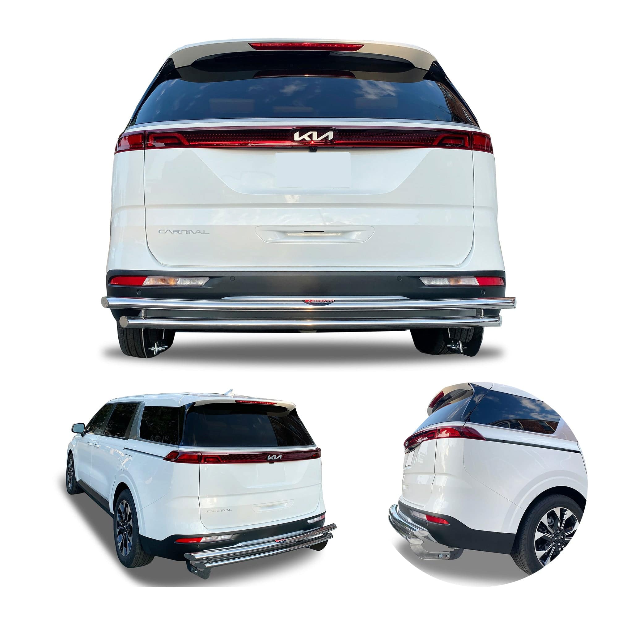 Rear Double Layer (DL795) Bumper Guard fits Kia Carnival 2021-2025