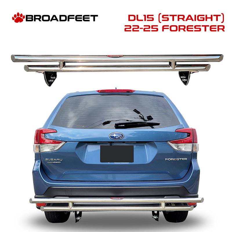 Rear Double Layer (DL15) Bumper Guard fits Subaru Forester 2022-2025 - Broadfeet