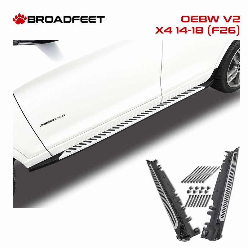 fits BMW X4 2014-2018 (F26) Running Boards OE Style Side Step