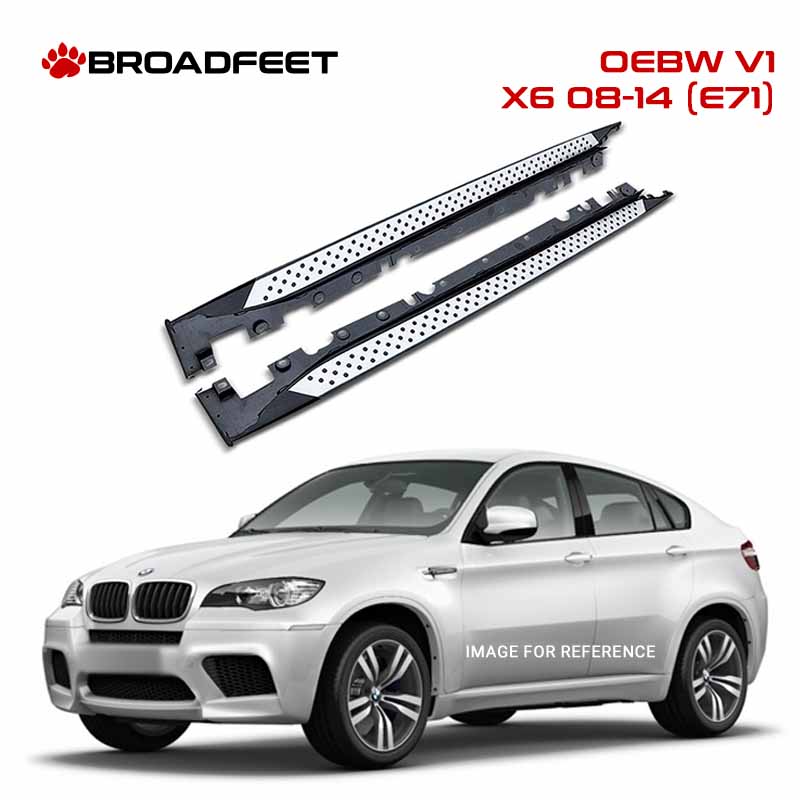 Running Boards OE Style Side Step fits BMW X6 2008-2014 (E71) - Broadfeet