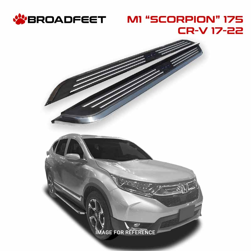 Running Boards M1 Series (RB175) fits Honda CR-V 2017-2022 - Broadfeet