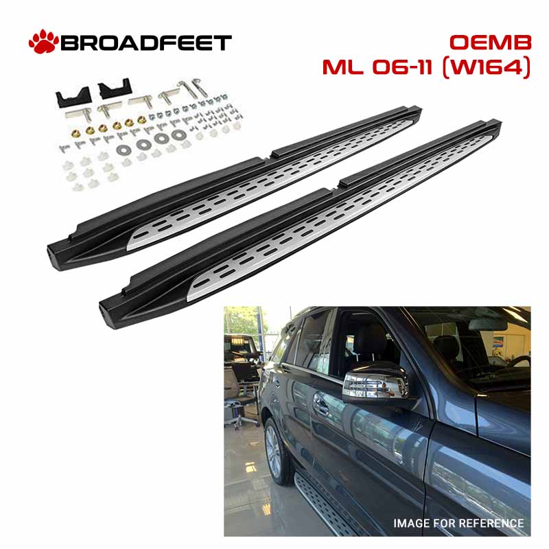 Running Boards OE Style Side Step fits Mercedes Benz ML Class 2006-2011 (W164) - Broadfeet