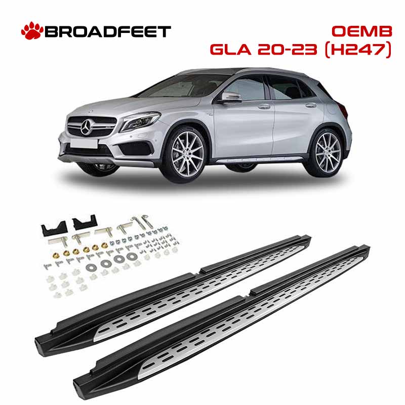 Running Boards OE Style Side Step fits Mercedes Benz GLA 2020-2023 (H247) - Broadfeet