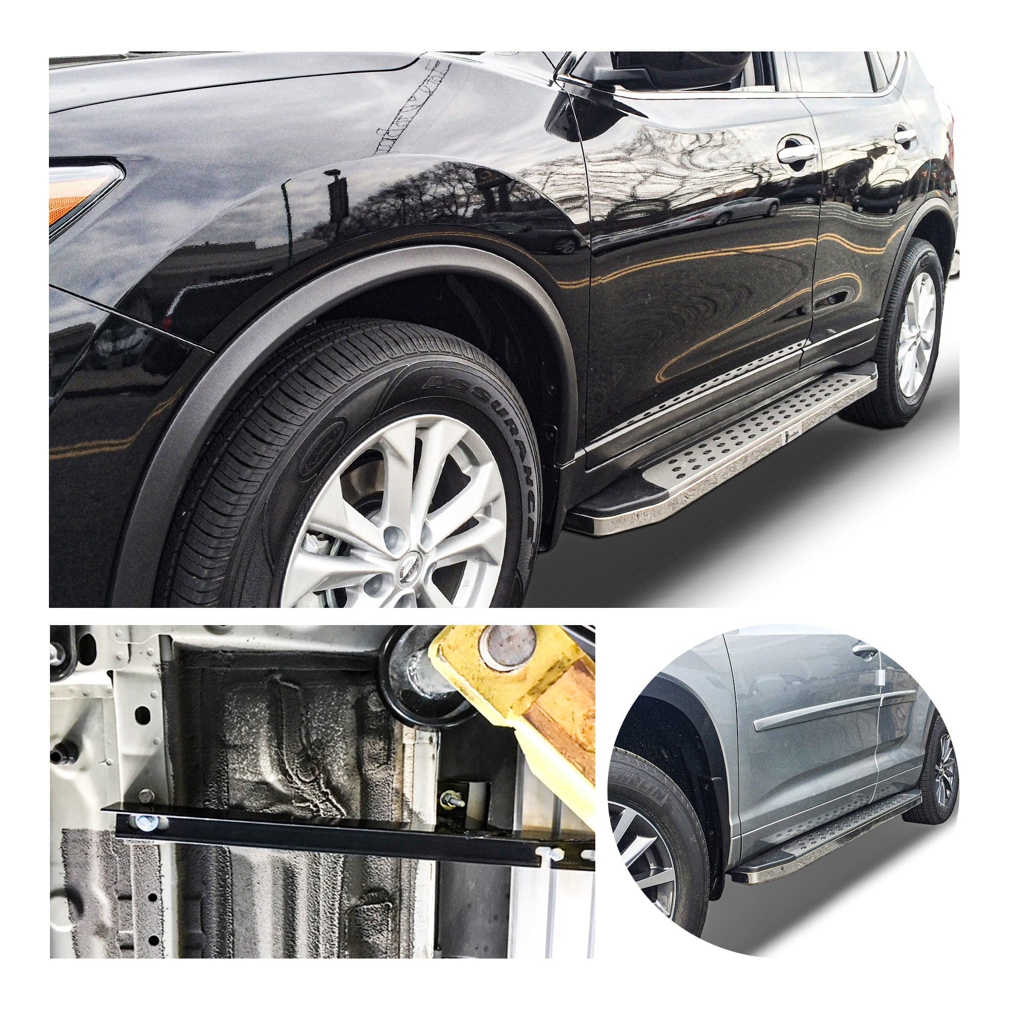fits Nissan Rogue 2014-2020 Running Boards - R22 Series (RB175)