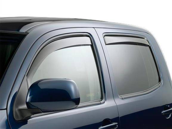 WeatherTech Side Window Deflector (Rainguard) 82389 fits Toyota Tacoma 2005-2015 - Double Cab (Crew) - Broadfeet