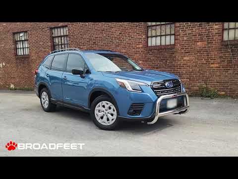 Subaru Forester Front Bumper Guard (DC6) in T-304 Stainless Steel by Broadfeet