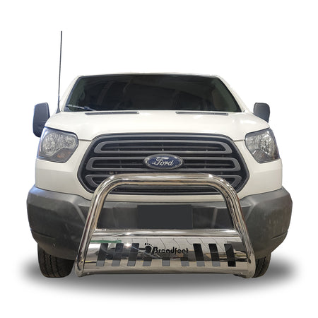 Front Bull Bar with Skid Plate (DW255) fits 2015-2025 Ford Transit - Broadfeet