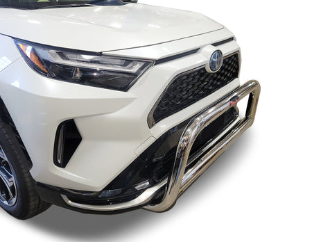 Front Bull Bar with Skid Plate (DW8) Straight Style Bumper Guard fits Toyota RAV4 2019-2024 - Broadfeet